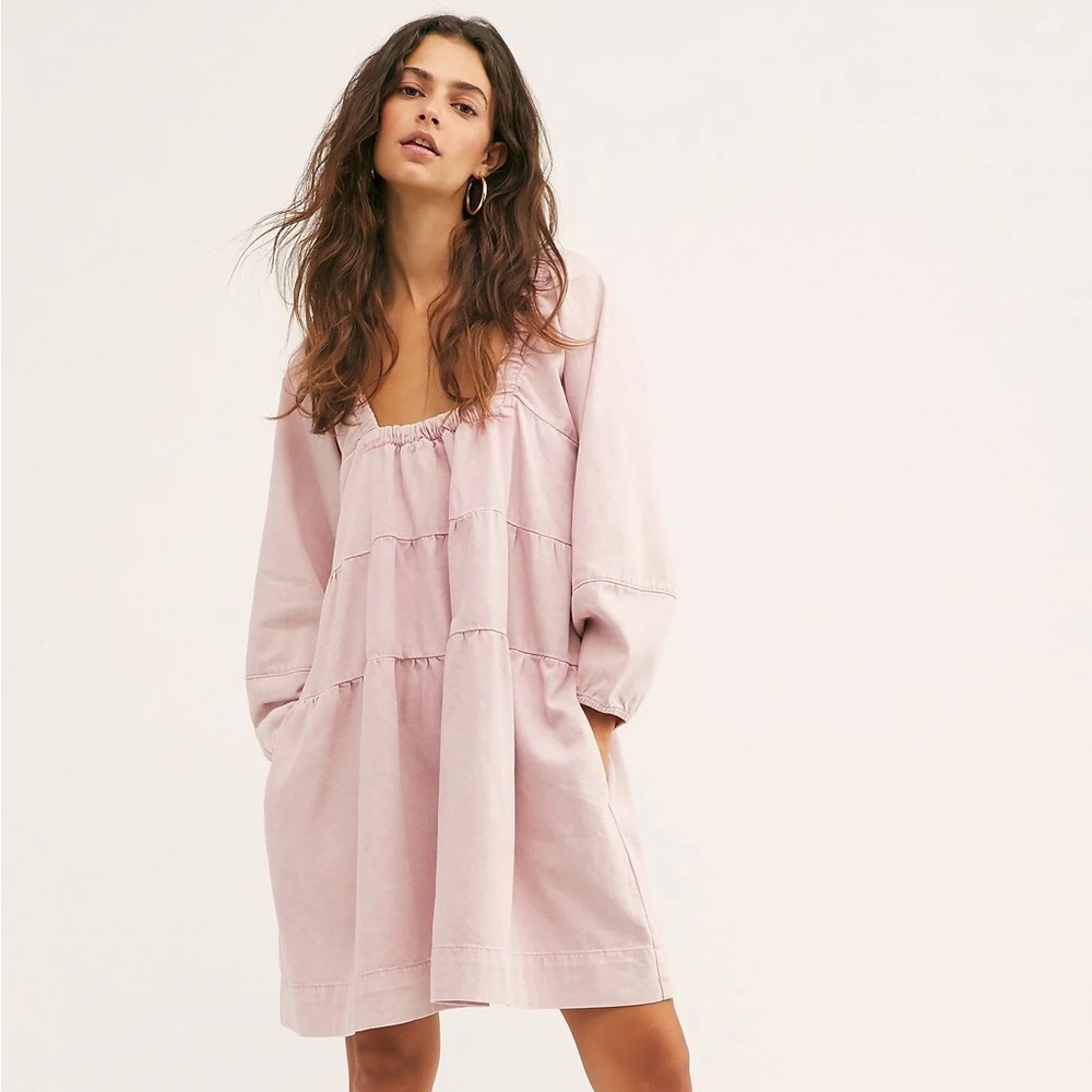Free People Lou Jean Babydoll Dress